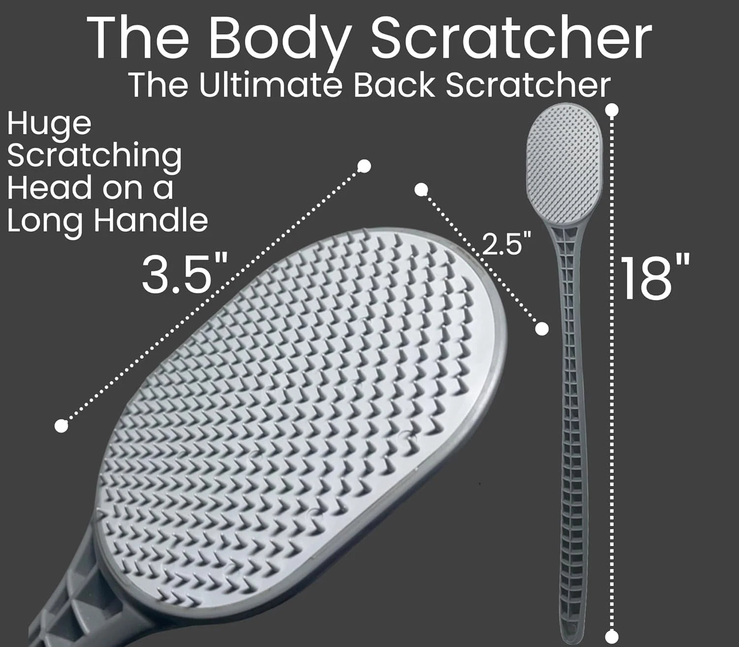 Back Scratcher, Scalp Massager, Back Massager, & Exfoliator Has Large Scratch,,