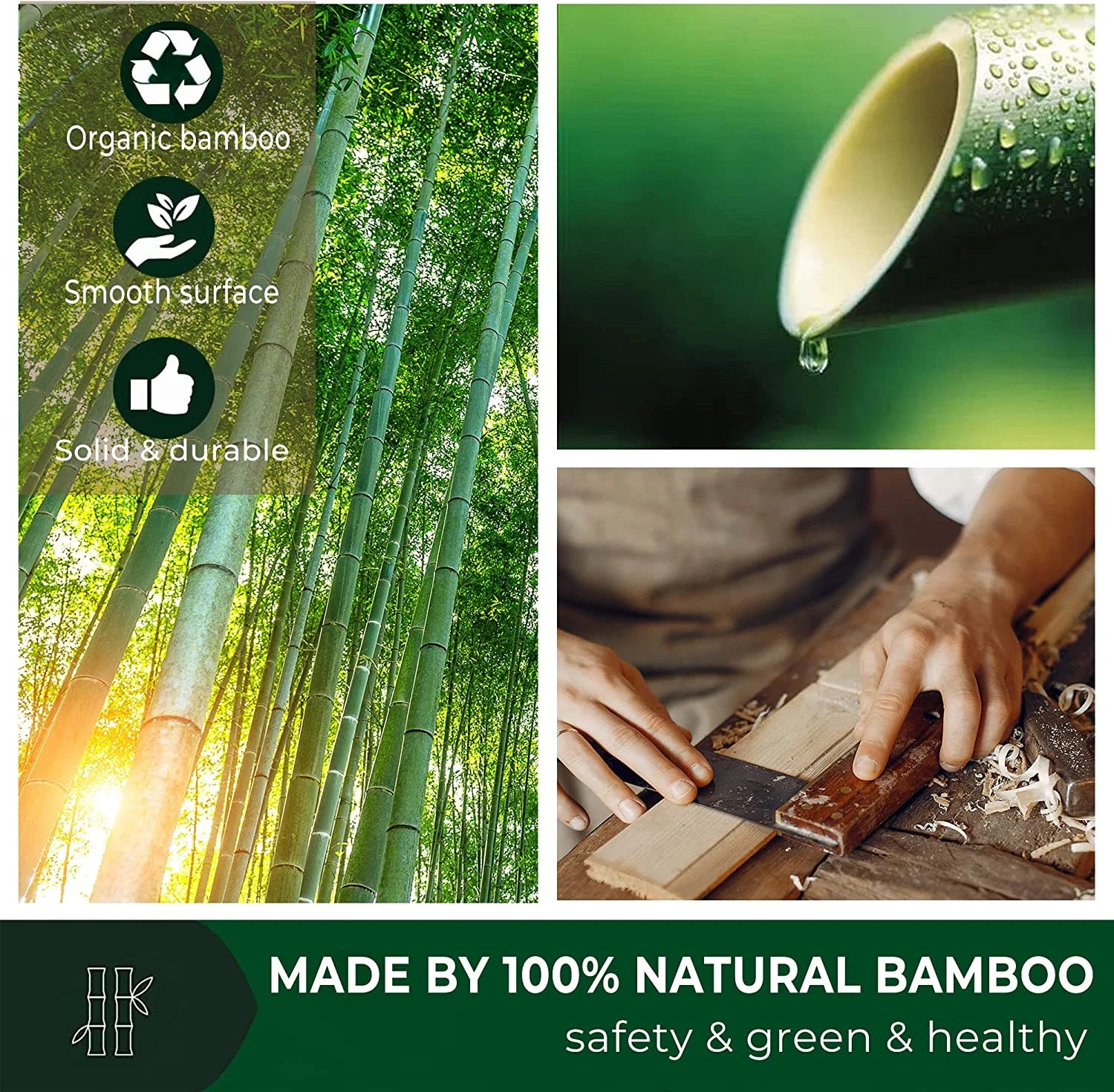 Renook Back Scratcher for Men, Women & Kids - 17'' Bamboo Scratchers with Long H