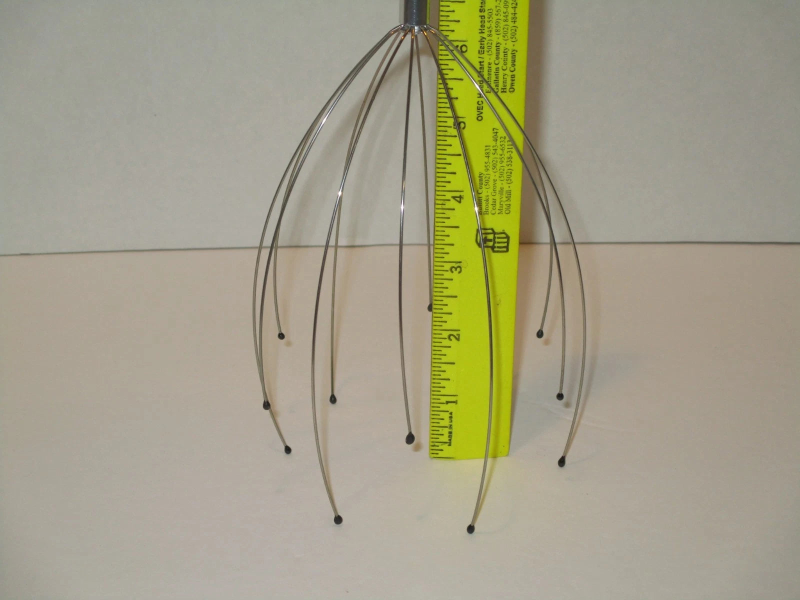 Hand Held Head & Scalp Massager - Octopus Style Scratcher Stress Relief Relaxing