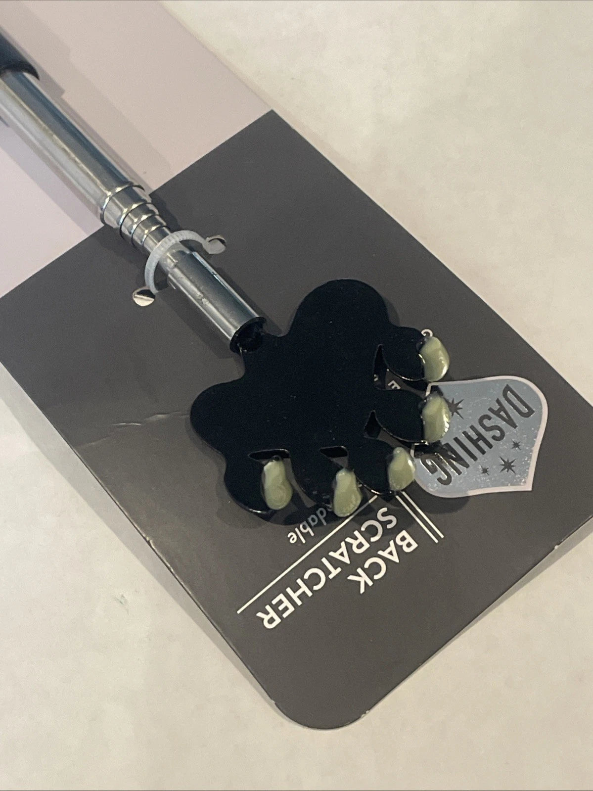 ORIGINAL Black BEAR CLAW Telescopic Back Scratcher Massager Extends to 27"