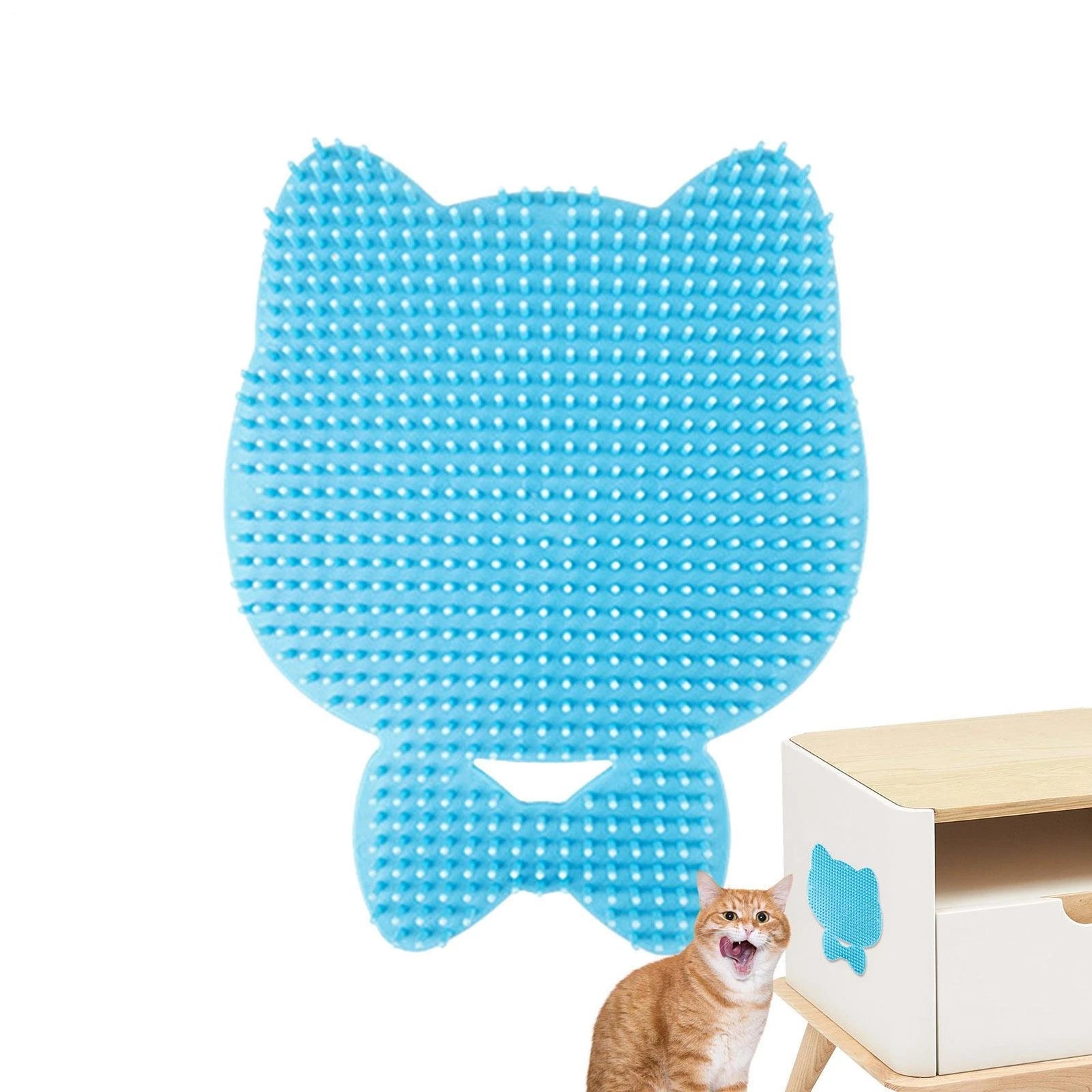 Cat Self Groomer Tool Wall Corner Scratcher Board Cat Massager Board