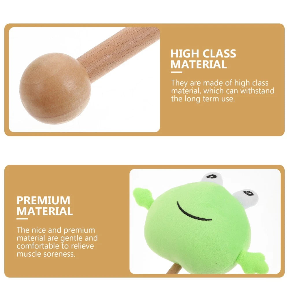 2 Pcs Knock Back Stick Child Scratcher Massager Hammer Knocking Body Massagers