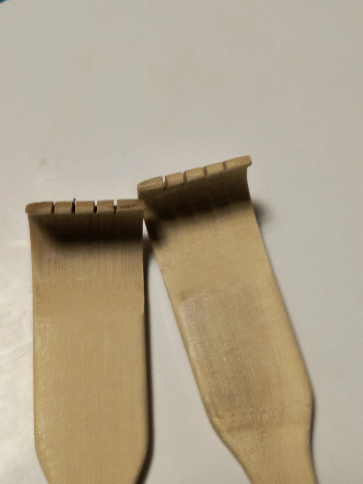 2 Vintage bamboo Wooden 18" Long Back Scratchers with Rollers. New With Tags.