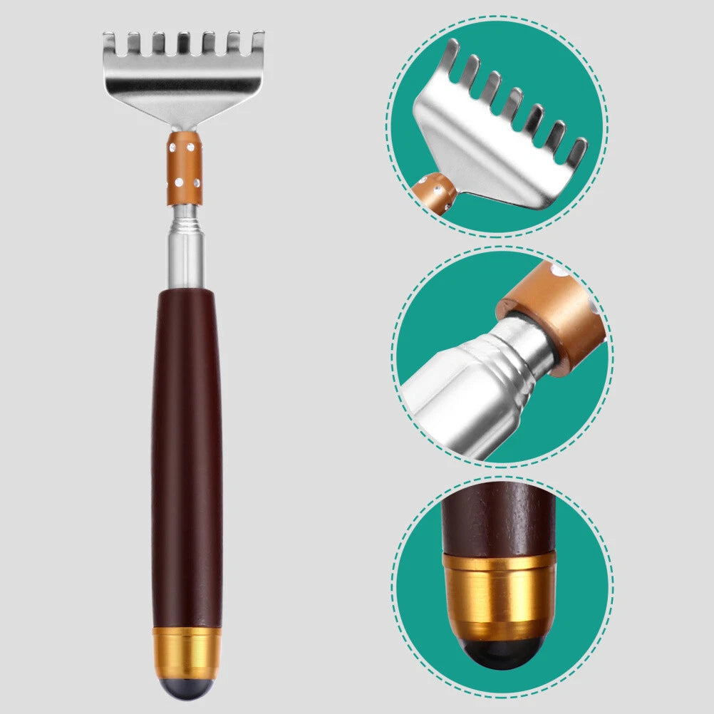 Stainless Steel Claw Expandable Back Scratcher Handheld Back Massager-