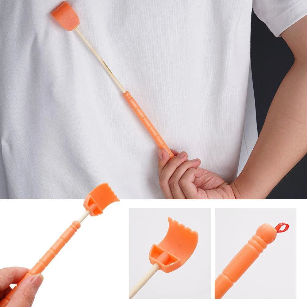 Plastic Hand Back Scratcher Massager Pick Itch Relief Long Reach Shoehorn New