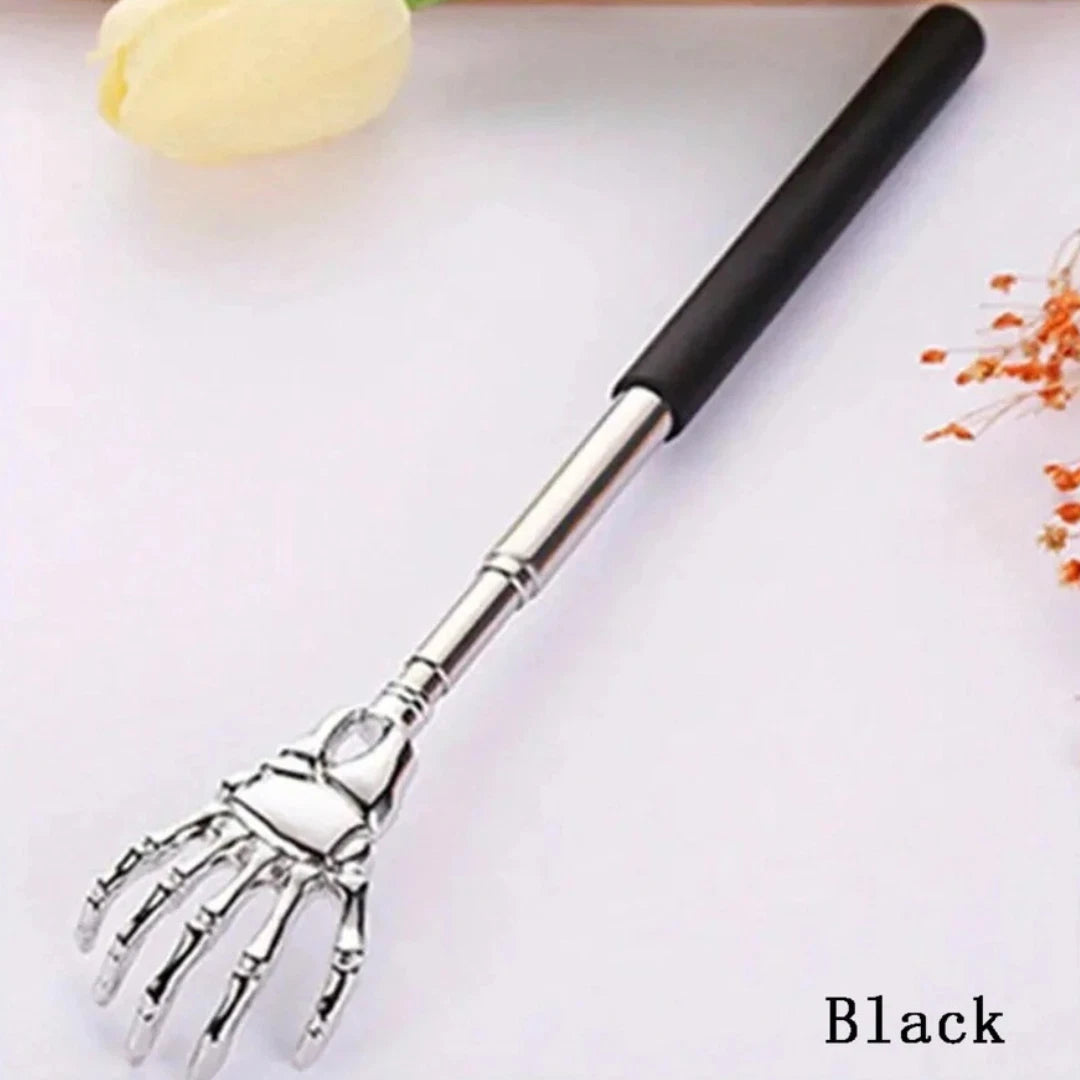 2P Back Scratcher Stainless Steel Back Massager Bear Claw Telescoping Gift Metal