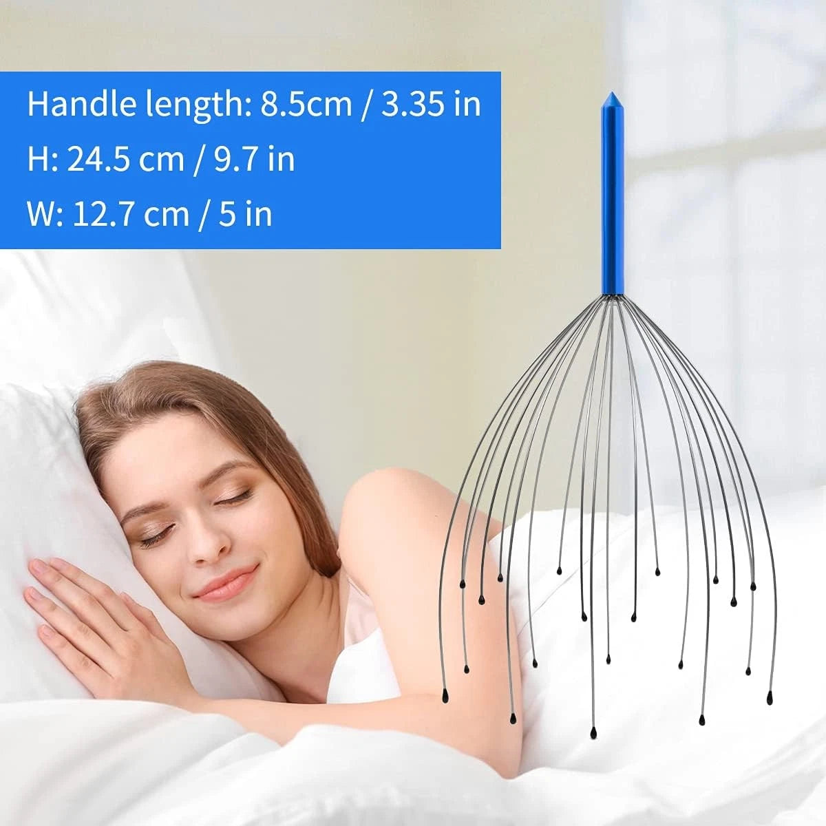 2 Pack Scalp Massager, 20 Fingers Head Massager, Handheld Head Scratcher, Sca...