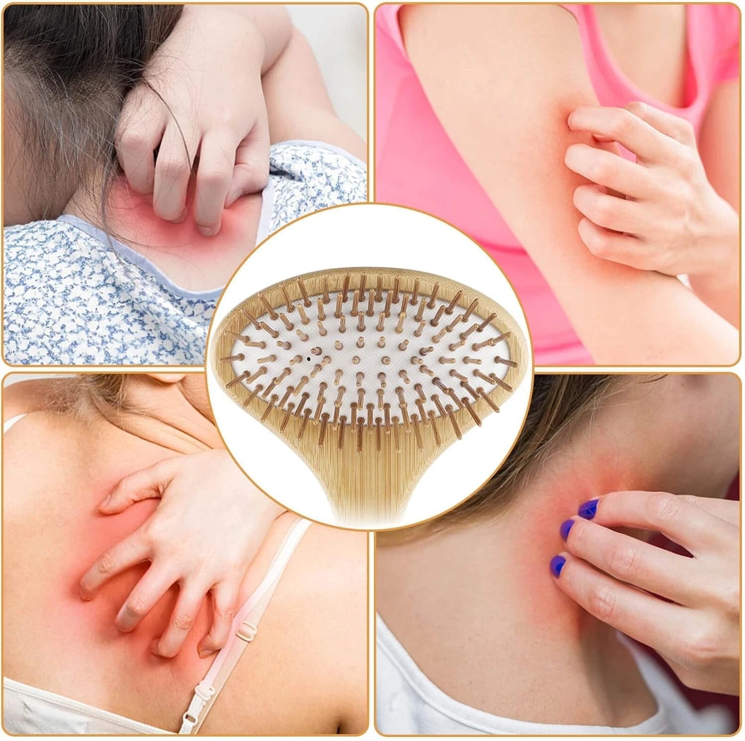 Back Scratcher for Men, Extra Long Bamboo Back Scratcher 16", Curved Handle L...