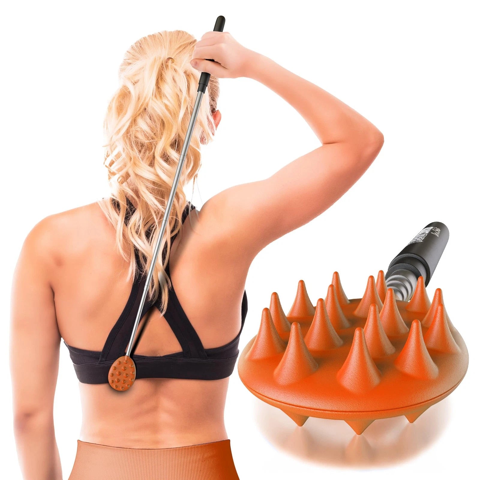 CACTUS Extendable Back Scratcher for Women & Men, 24.5" Long Telescopic Back ...