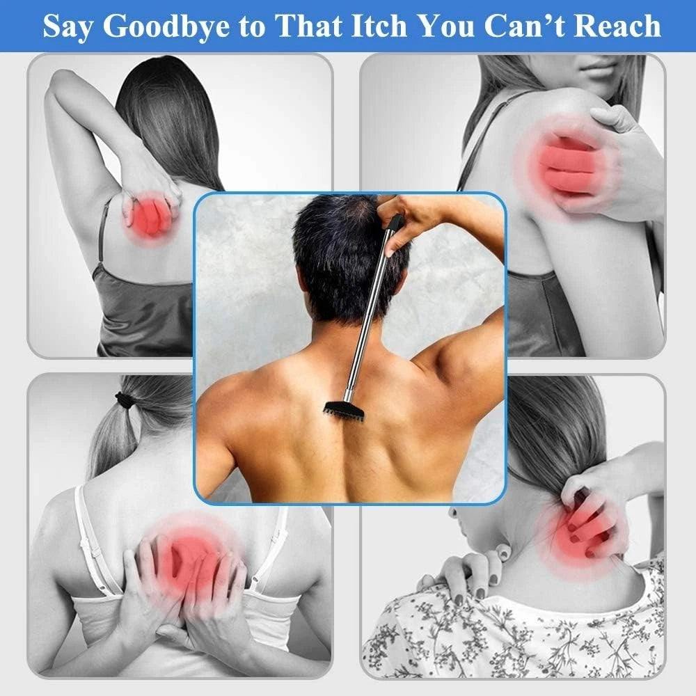 Oversized Portable Extendable Back Scratcher Upgraded Metal Stainless Steel