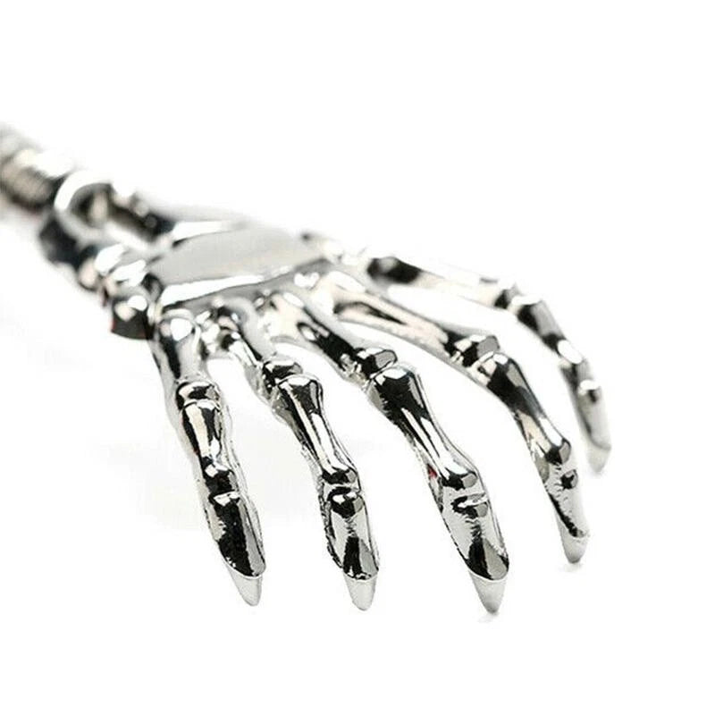 1PC EXTENDABLE EAGLE CLAW BACK SCRATCHER Metal Massager Portable Telescopic UK