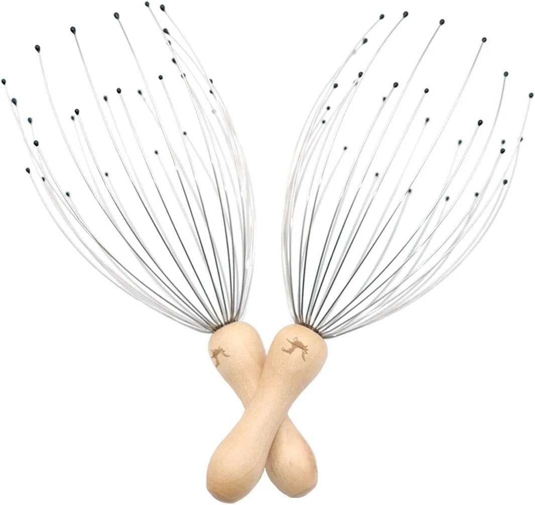 Adjustable 28 Finger Head Massager - Perfect Gift for Stress Relief & Relaxation