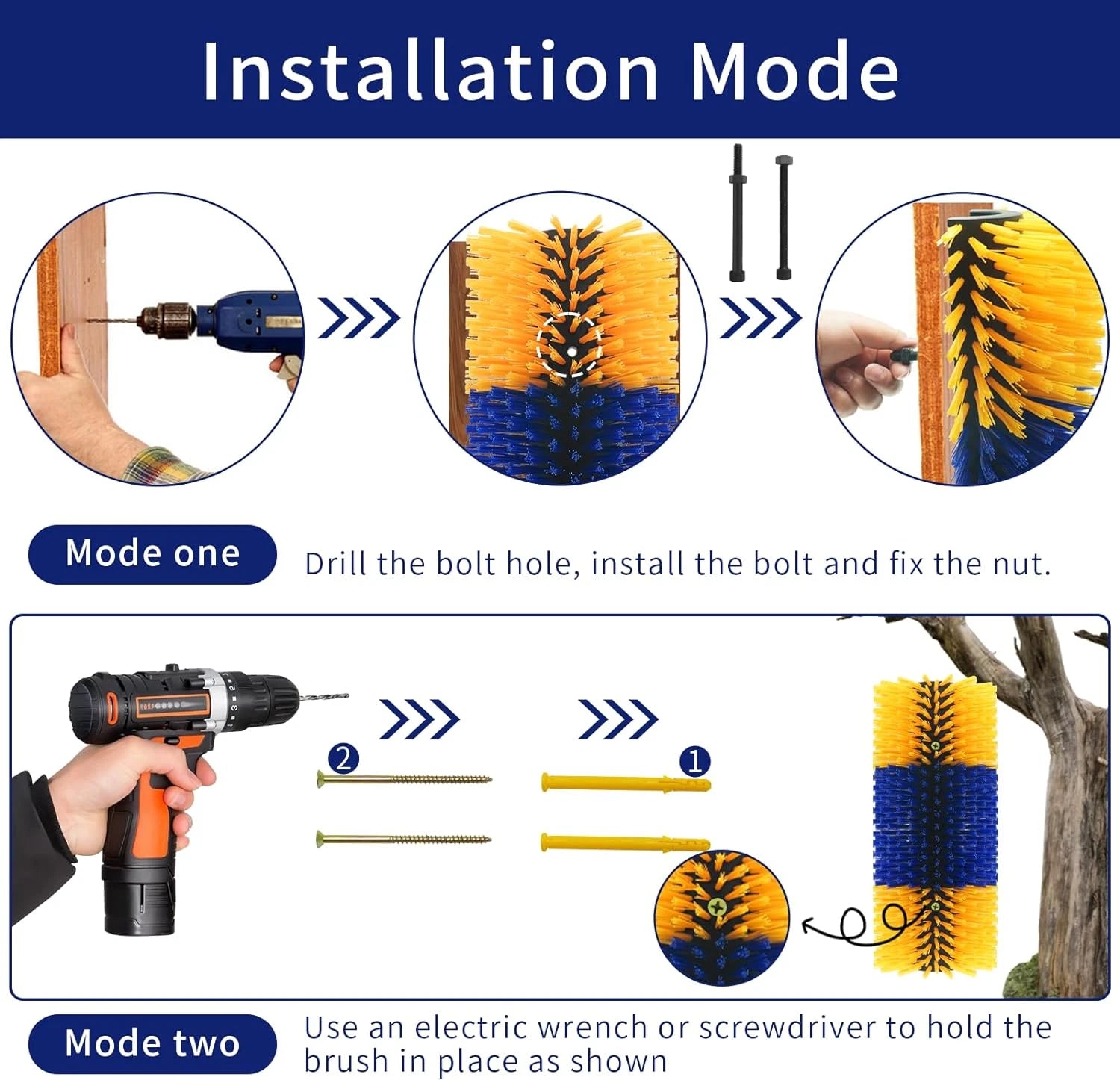 Livestock Scratching Brush Goat Scratcher Full Massage Grooming Brush with 8 Scr