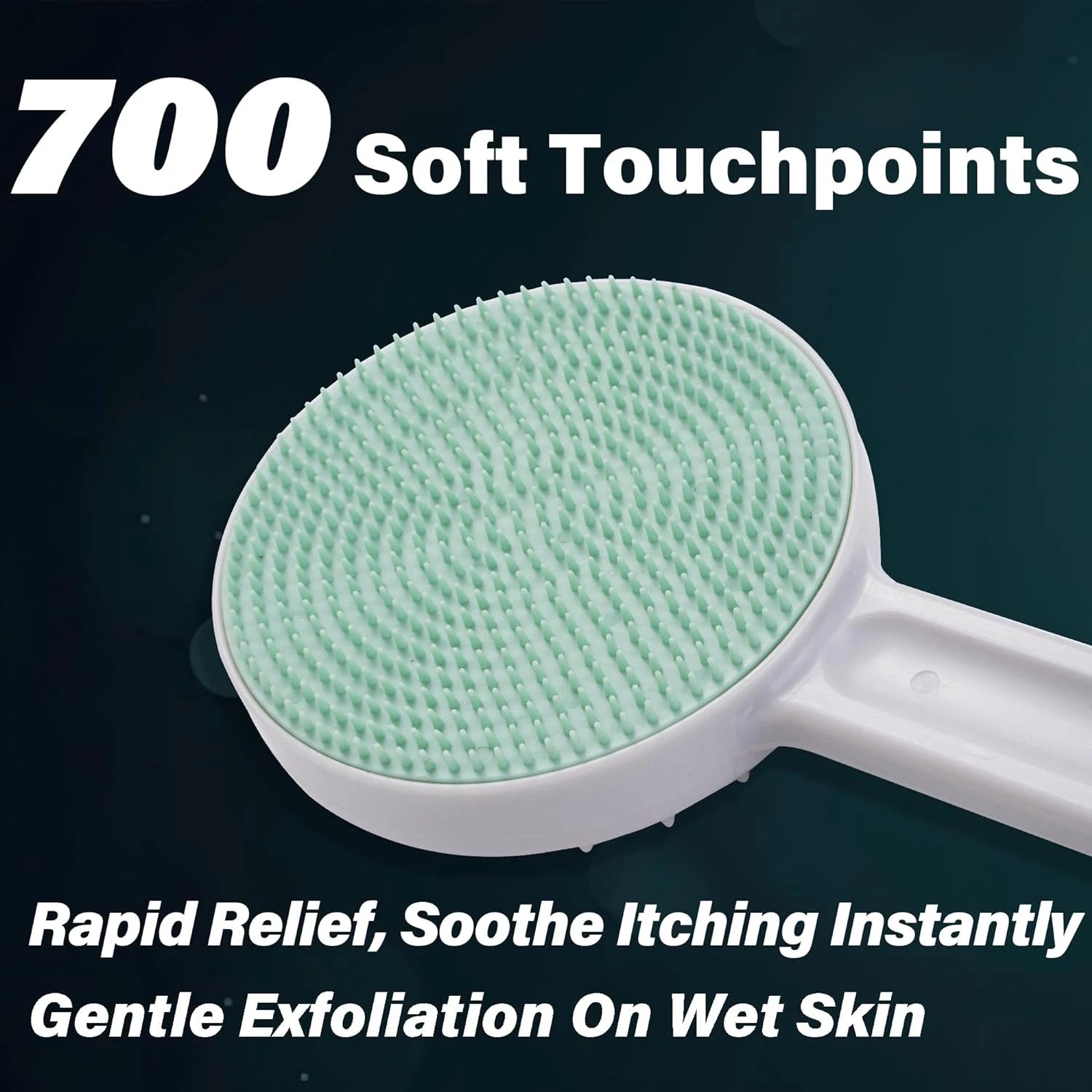 Oversized Back Scratcher, Scalp Scratcher, Back Massager, Skin Exfoliator – Long