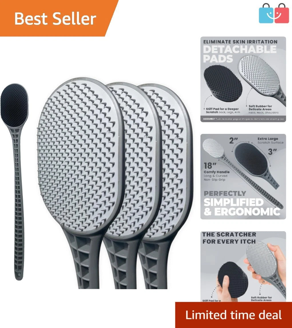 Relieve Itching with Our 3-Pack Ultimate Back Scratchers – Ideal Gift for All!