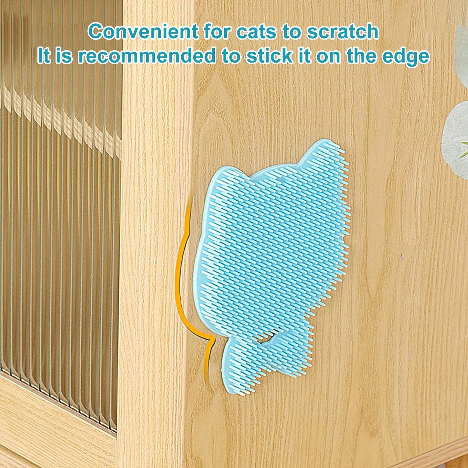 Cat Self Groomer Tool Wall Corner Scratcher Board Cat Massager Board