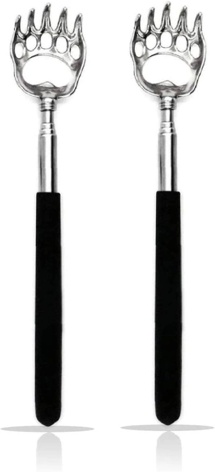 2PCS Back Scratchers, Bear Claw Back Scratcher Extendable Metal Retractable Tele