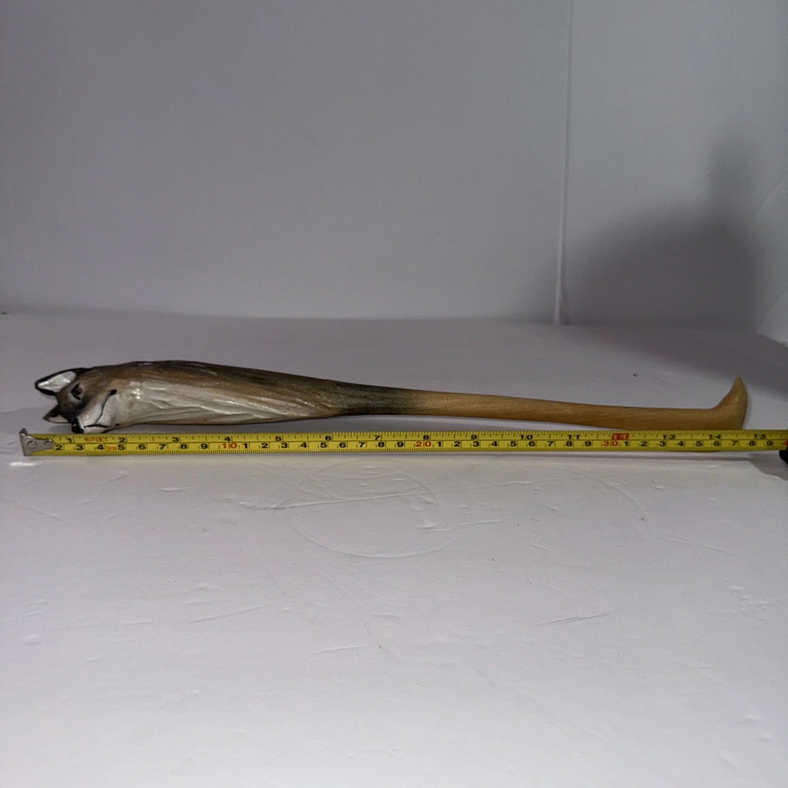 Back Scratcher for Men/Women  Handcrafted Wooden Animal Lover, Wolf Head