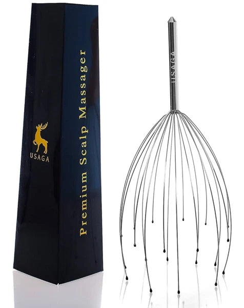 Head Massager Scalp Massager 20 Fingers Head Scratcher for Scalp Body Relaxing