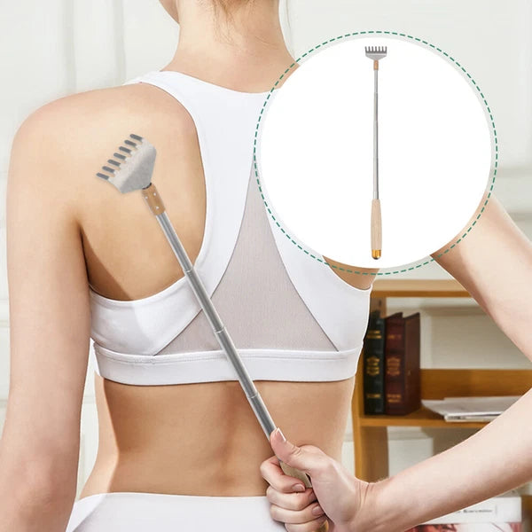 Stainless Steel Claw Expandable Back Scratcher Handheld Back Massager-