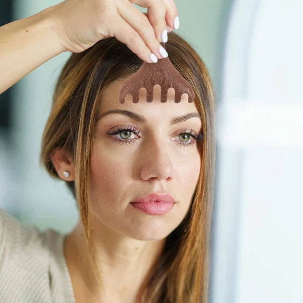 2 Pcs Sandalwood Massager Wooden Scalp Comb Head Scratcher Tool Hair