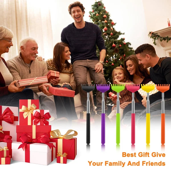 6 Pack Telescopic Back Scratcher Portable Extendable Back Scratchers Massager