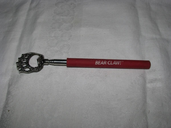 Red & Silver Bear Claw Back Scratcher 8-1/2" To 23"