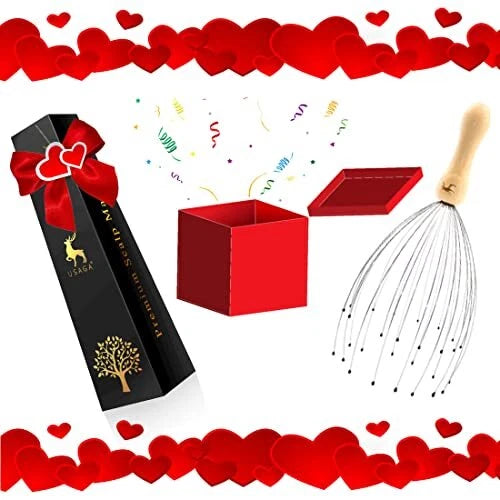 28 Finger Head Scratcher, Head Massager, Scalp Massager, Head Whisk Massager ...