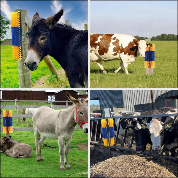 Livestock Scratching Brush Goat Scratcher Full Massage Grooming Brush with 8 Scr