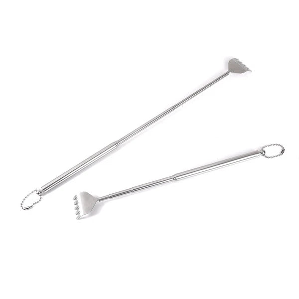 Practical handy adjustable stainless steel back telescopic scratcher massage.vm