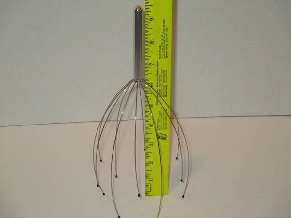 Hand Held Head & Scalp Massager - Octopus Style Scratcher Stress Relief Relaxing