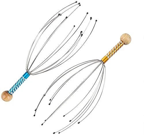 Scalp Massage Machine Head Massager Scalp Scratcher 12 Fingers pack of 2 piece