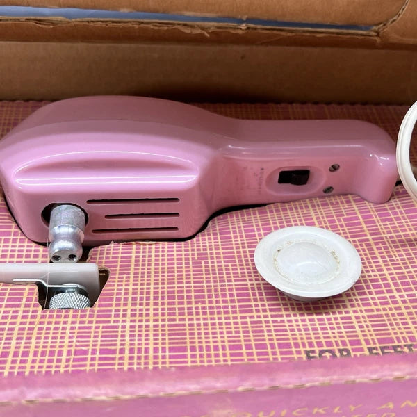 Electric Back Scratcher Massager Allover Clipper Company 6 PC Original Box Vtg