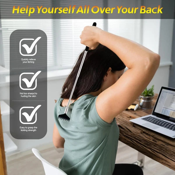 Back Scratcher 3 Pack Different Design Stainless Telescopic scratchers...