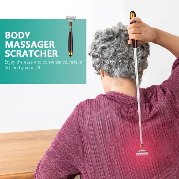 Stainless Steel Claw Expandable Back Scratcher Handheld Back Massager-