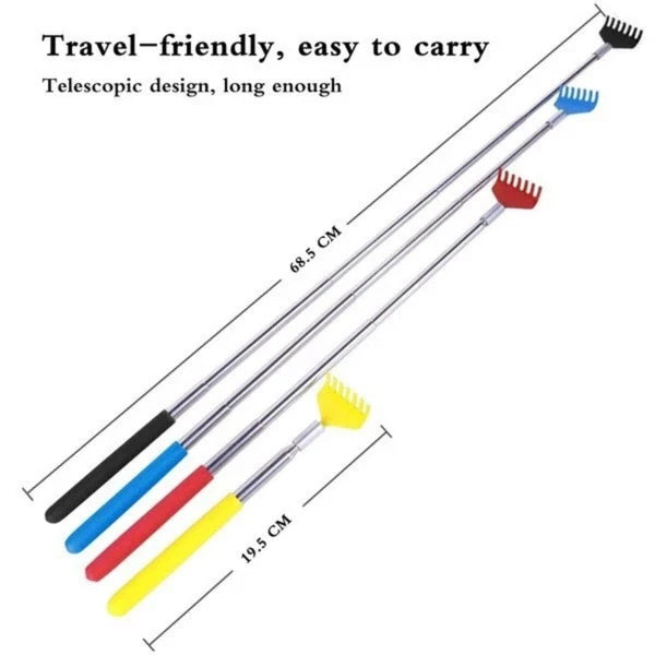 Bear Claw / Rake Back Portable Scratcher Metal Extending Massager Telescopic UK