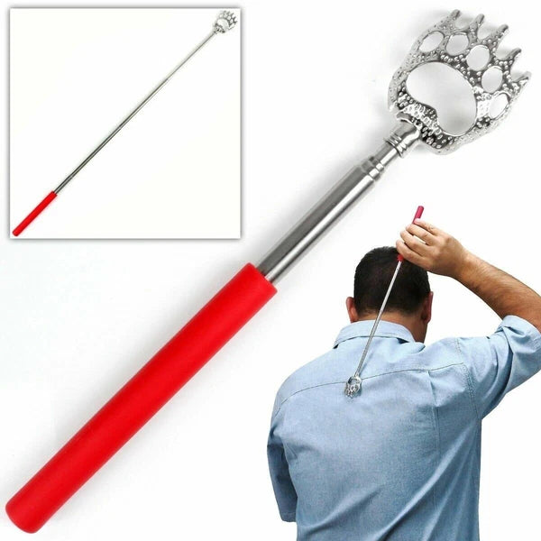 Back Scratcher Metal Telescopic Bear Claw Portable Extendable multi Massager UK