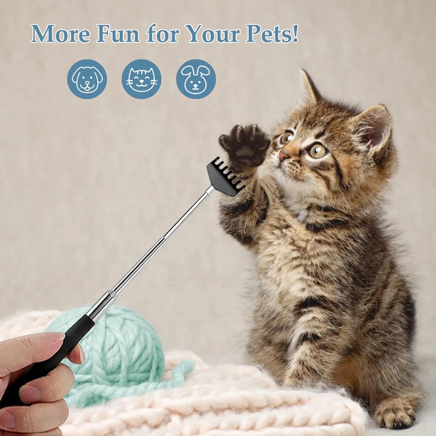 4 Pack Back Scratcher Extendable Metal Portable Back Scratcher for Men Women Adu