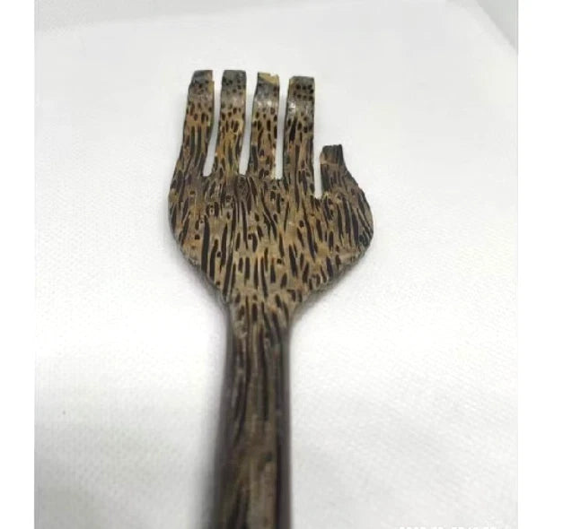 Back Scratcher wooden Handmade Nature stick Thai Body Massager Palm Wood
