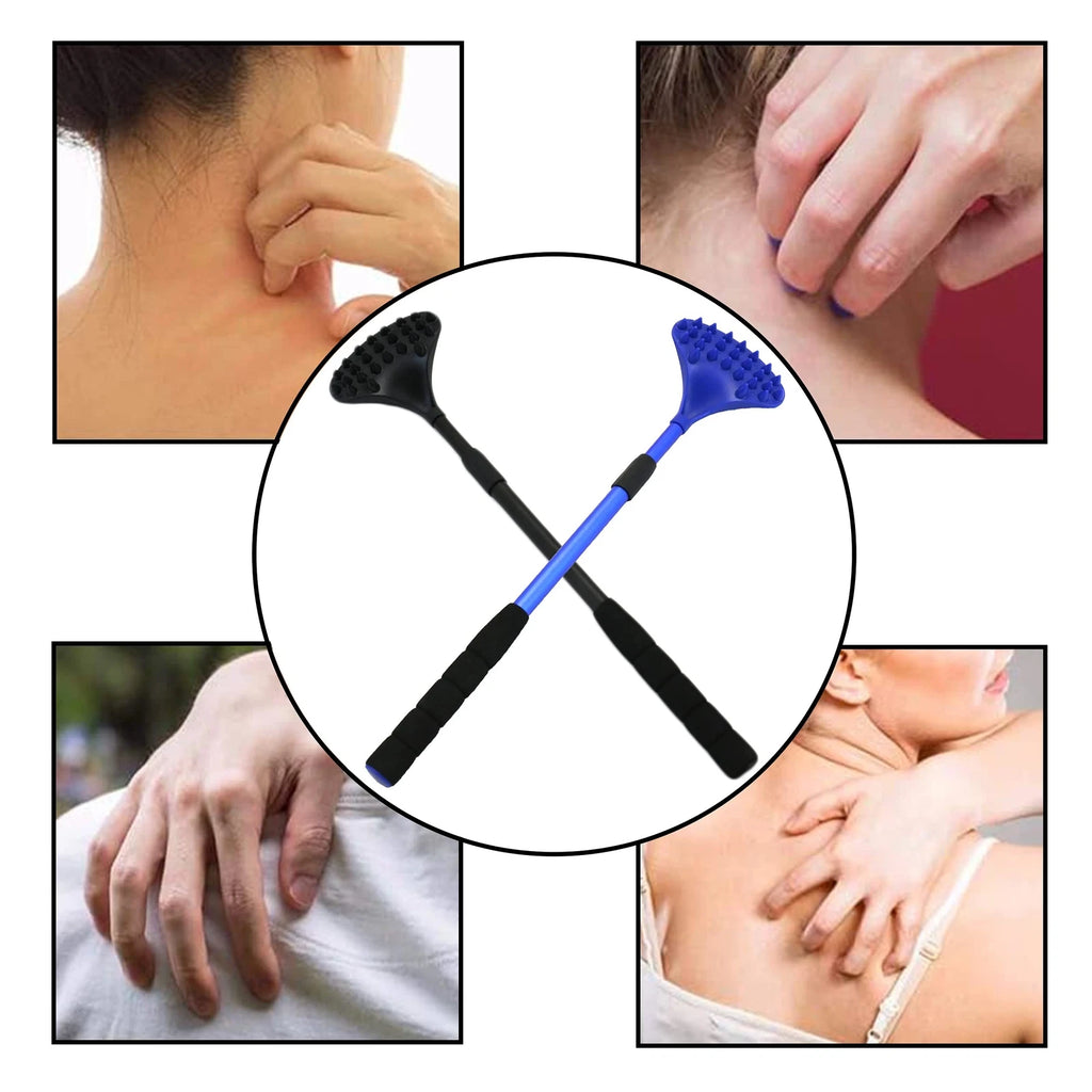 Back Scratcher for Women Men Extendable with Strong ABS Massage Head 21inch B...