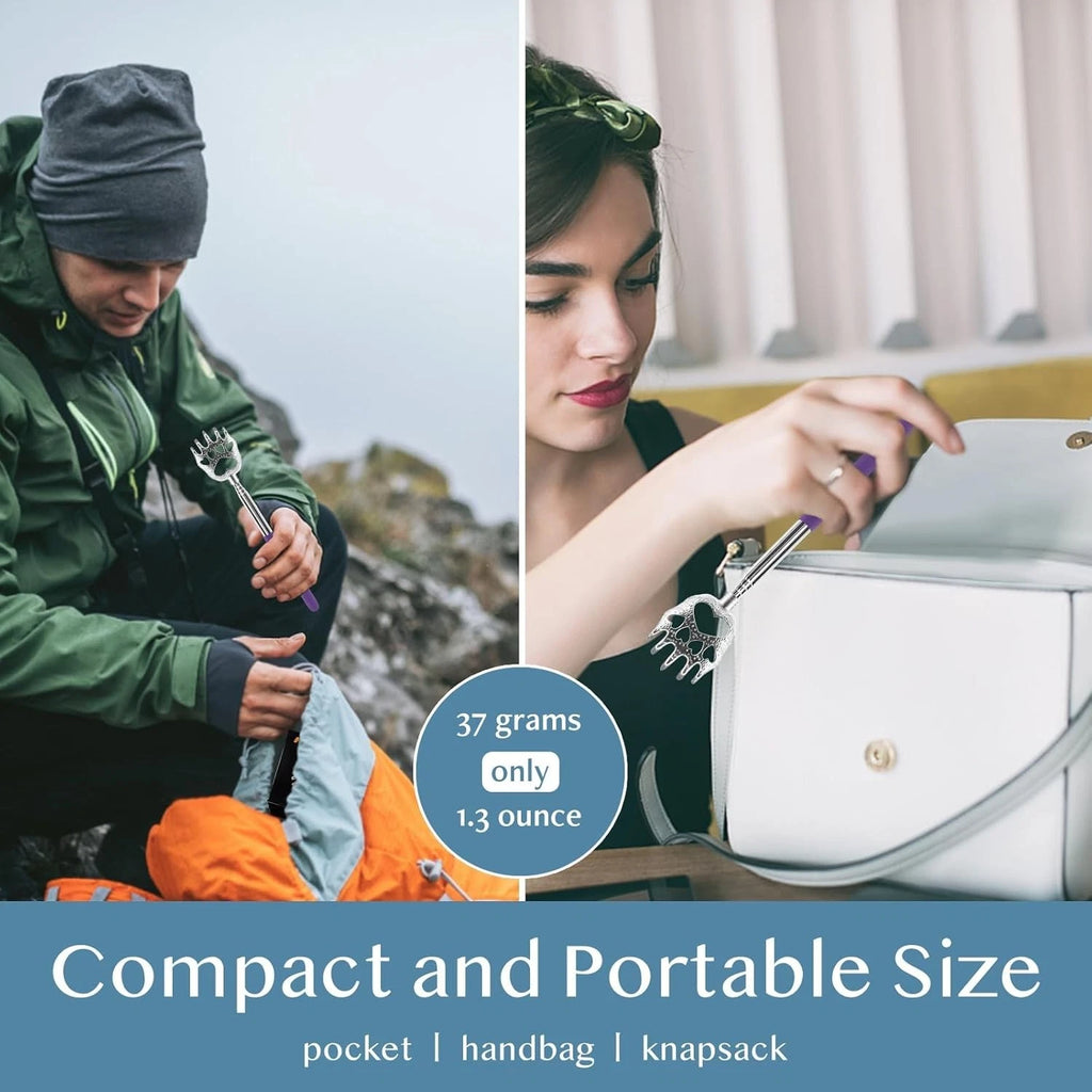 Telescopic Bear Claws Back Scratchers - Effortless Itch Relief & Body Massage