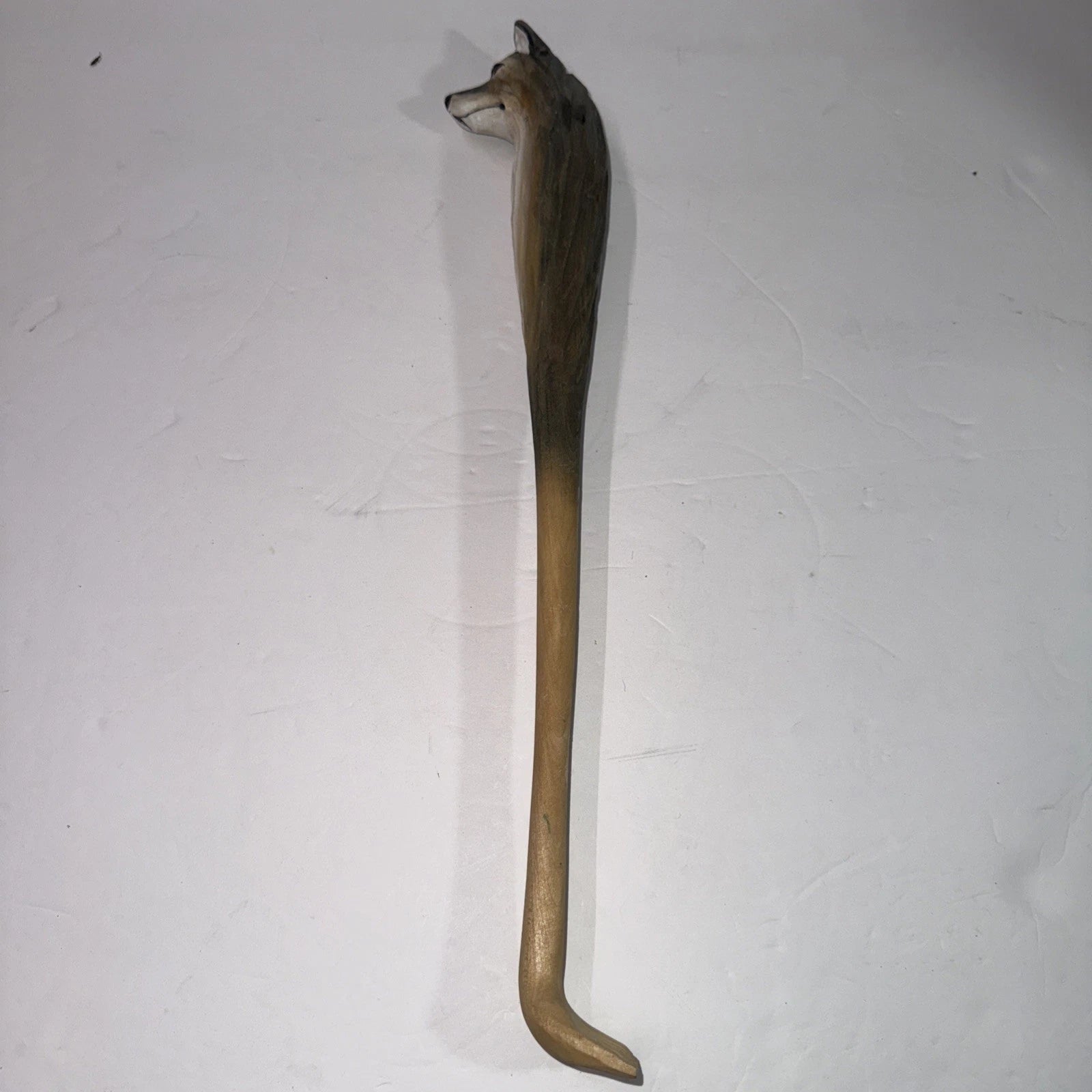 Back Scratcher for Men/Women  Handcrafted Wooden Animal Lover, Wolf Head