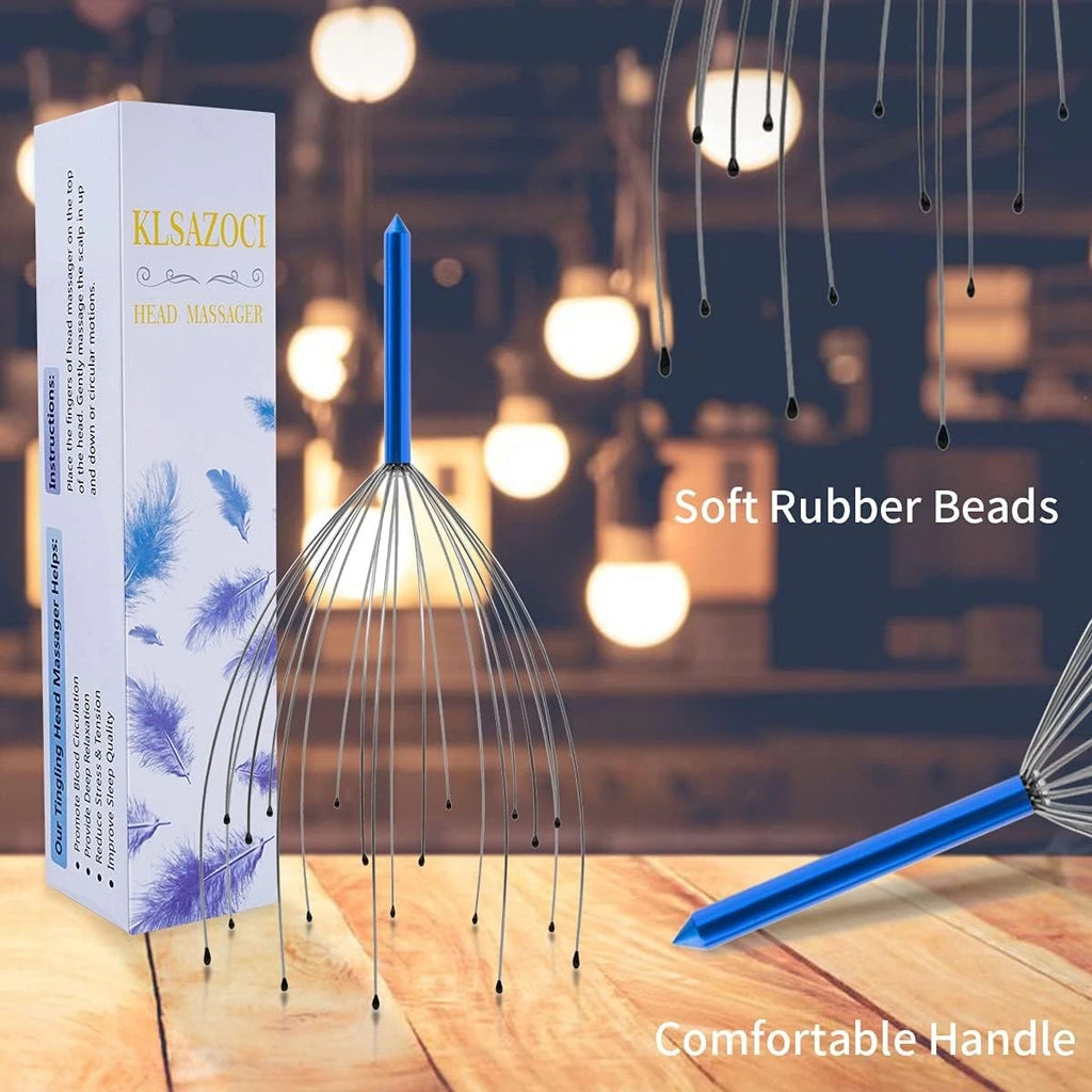 2 Pack Scalp Massager, 20 Fingers Head Massager, Handheld Head Scratcher, Sca...
