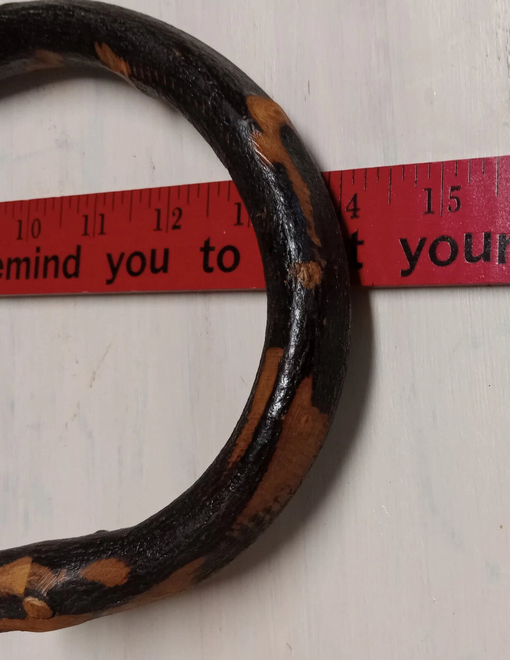 Vintage Hand Carved Wooden Back Massage Scratcher Stick