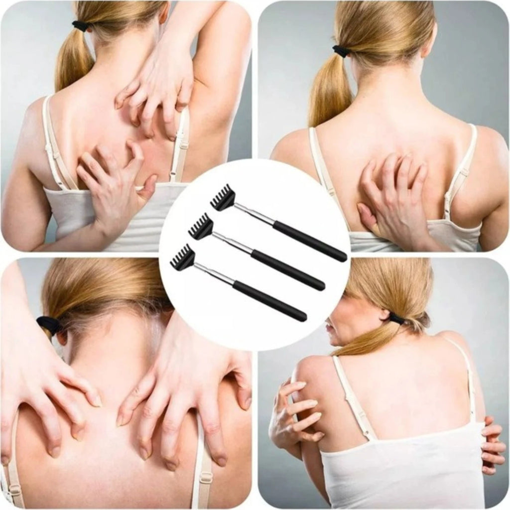 Bear Claw / Rake Back Portable Scratcher Metal Extending Massager Telescopic UK