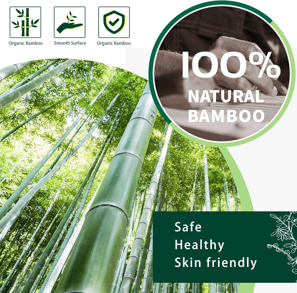 Renook Back Scratcher for Men, Extra Long Bamboo Back Scratcher 22", Curved Hand