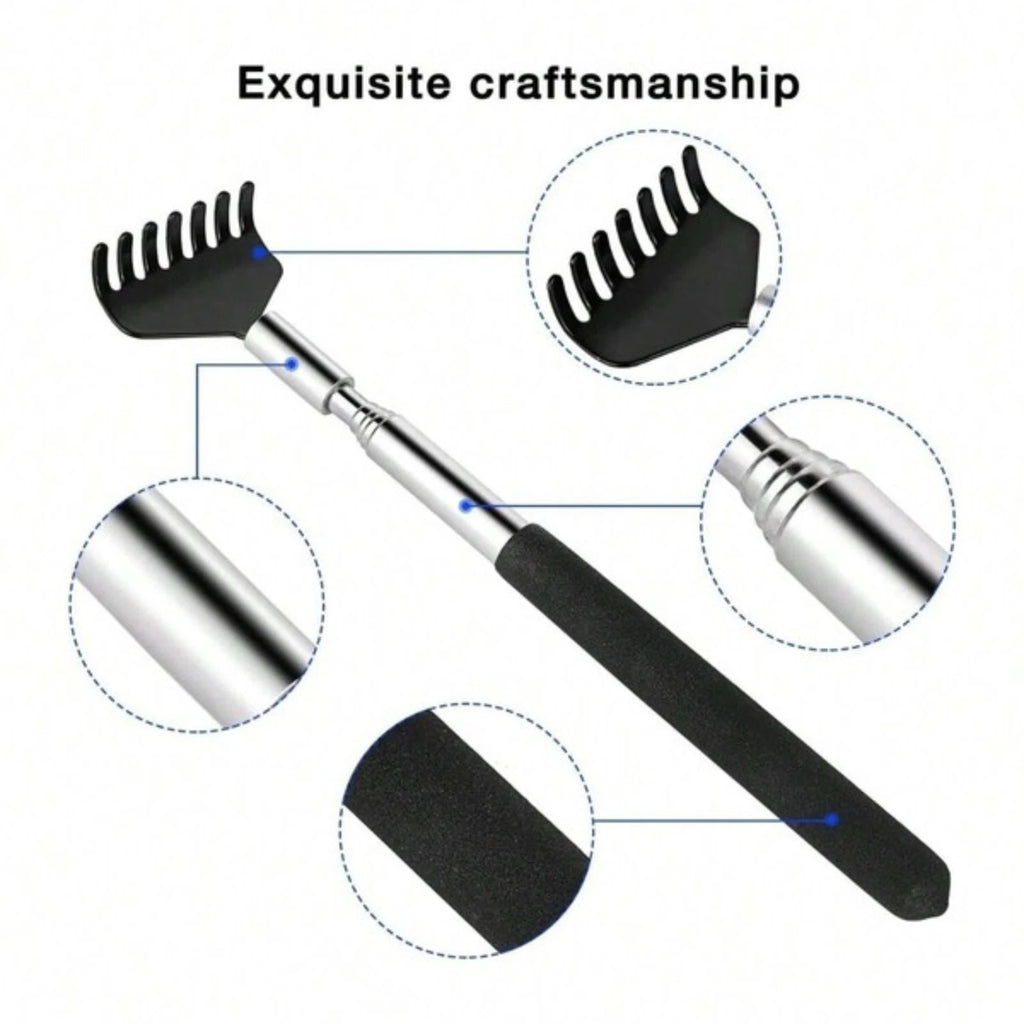 Bear Claw / Rake Back Portable Scratcher Metal Extending Massager Telescopic UK