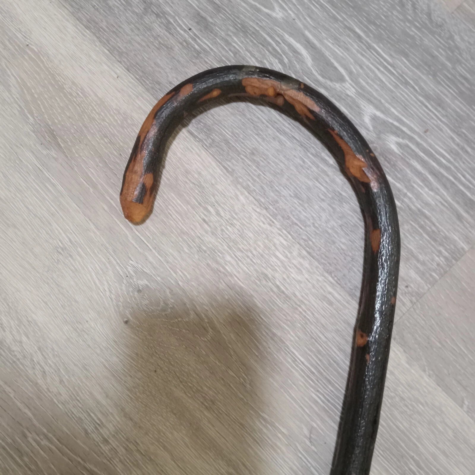 Vintage Hand Carved Wooden Back Massage Scratcher Stick