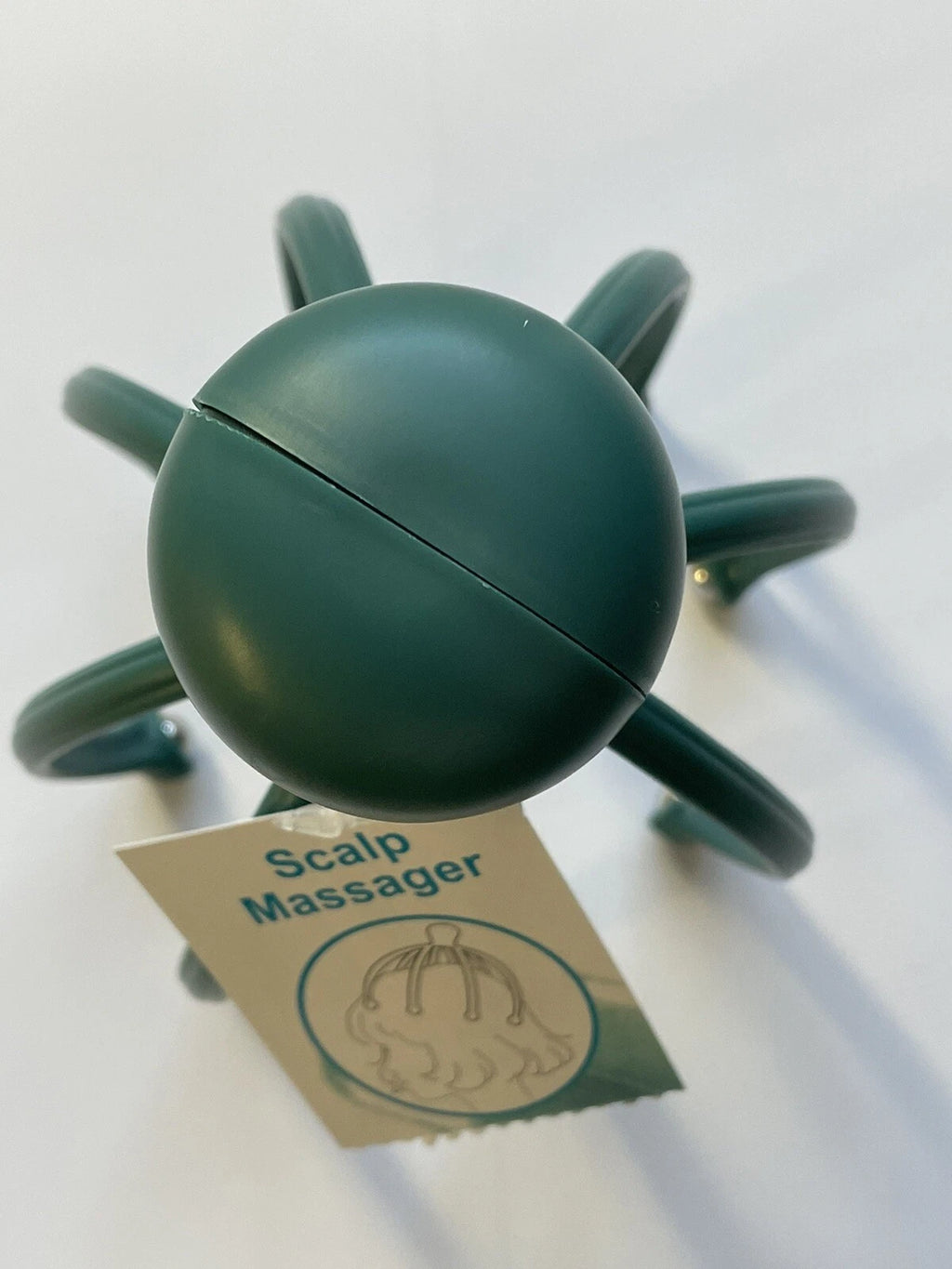 Head Massager/Scratcher, Massaging Scalp Help Relax, Calm Stress, w/ Steel Ball