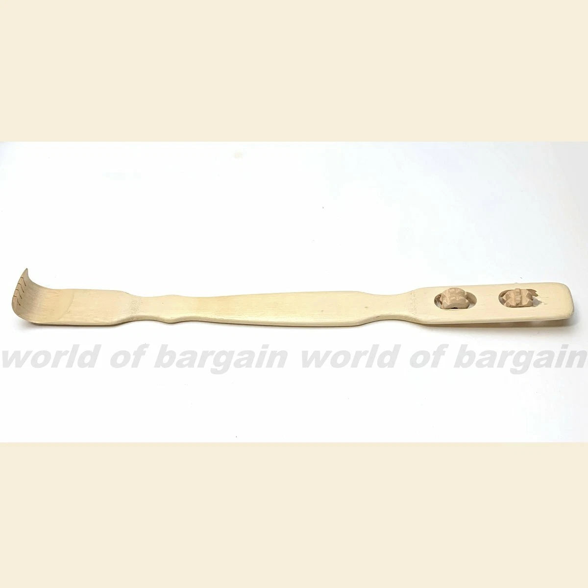 18" inch BACK SCRATCHER Itch Reliever Relaxing Bamboo Claw Wood Massager Rollers